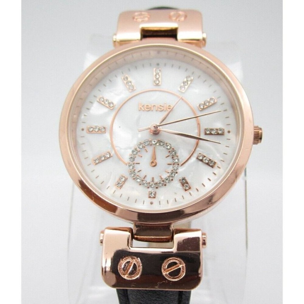 Women's Kensie Quartz WR Analog 36mm Dial Causal Round Watch (E968)‎